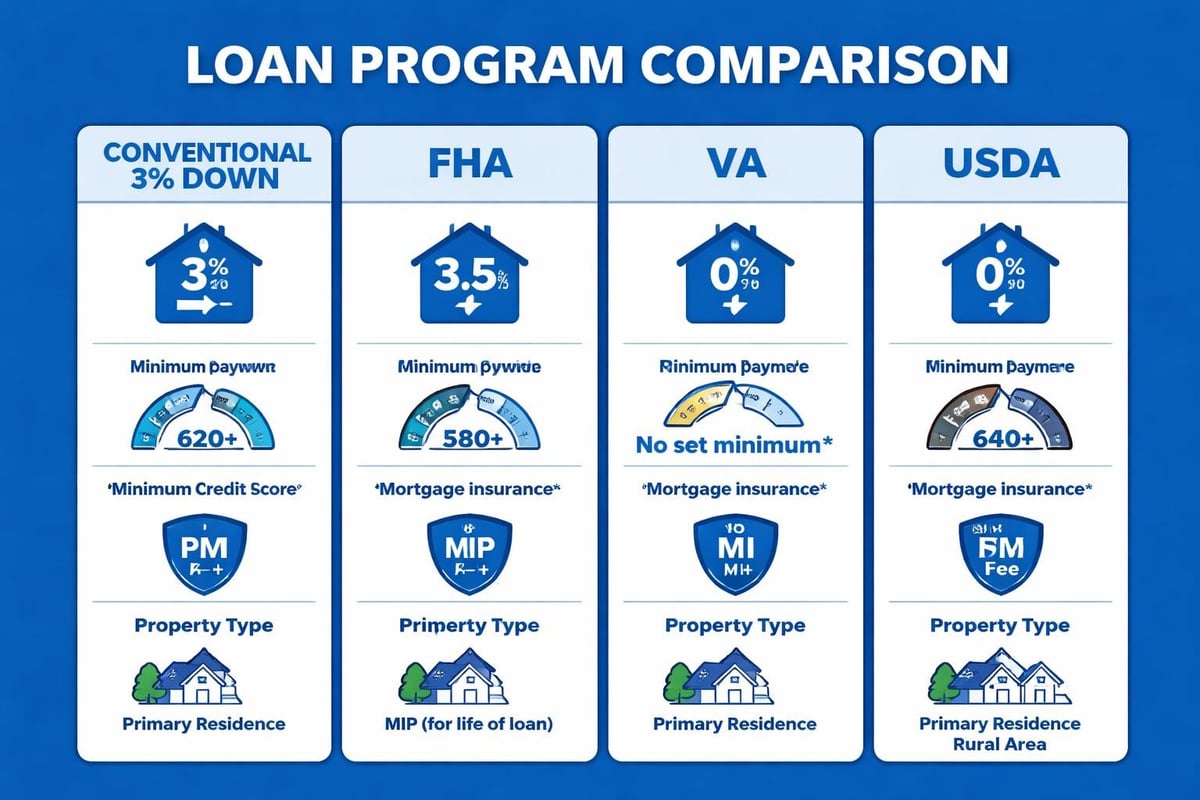 First-time buyer loan programs comparison