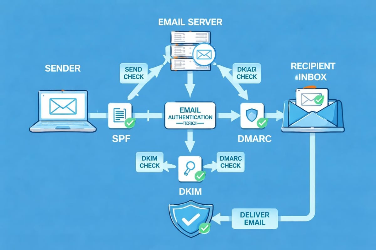 Email authentication process