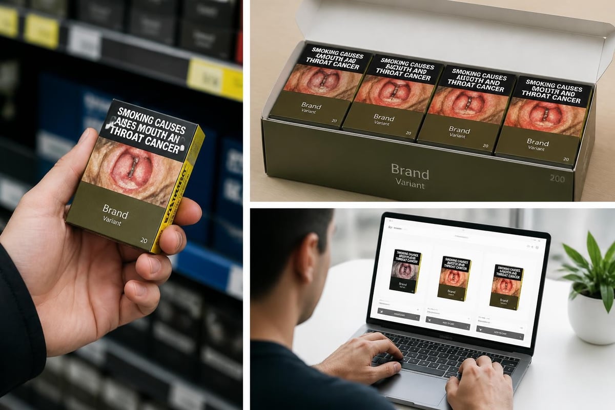 Cigarette purchasing options comparison