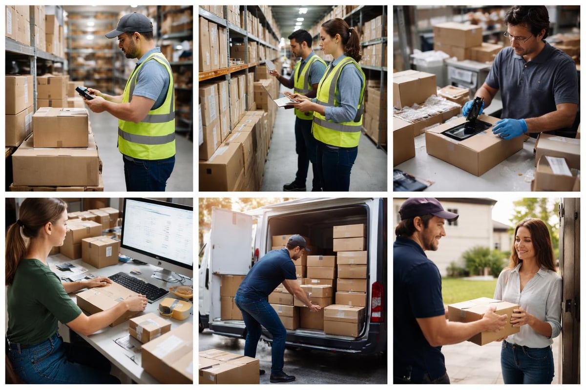 Fulfillment delivery stages