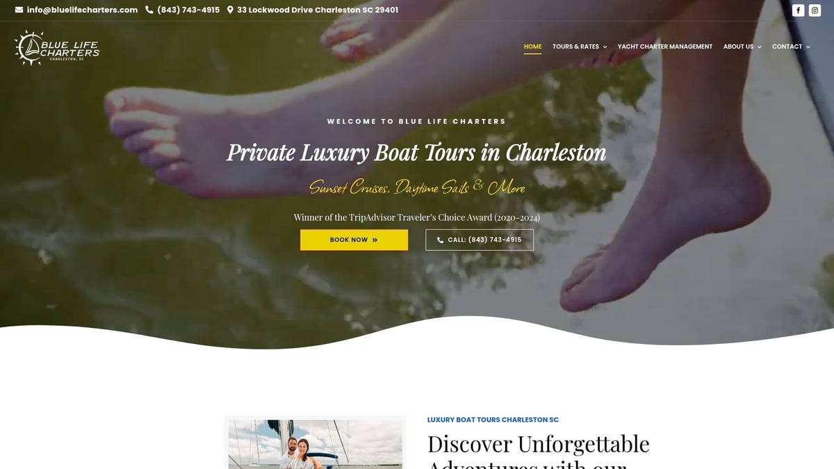 9 Amazing Sunset Sail Charleston SC Experiences for 2026 - Blue Life Charters – Private Luxury Sunset Yacht Charter
