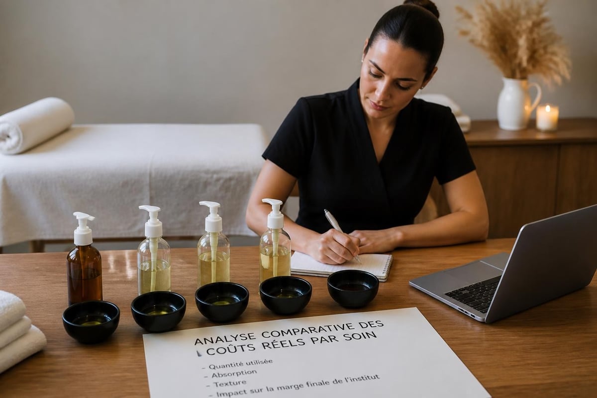 Calcul rentabilité huile massage