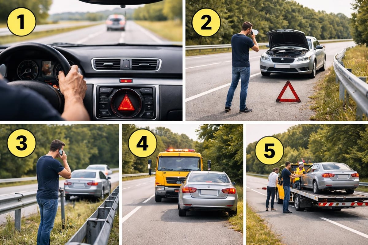 Breakdown safety procedures