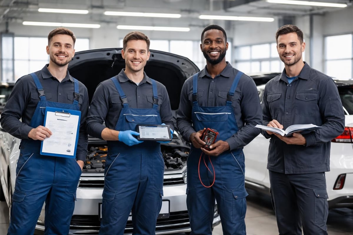 VW technician certification levels