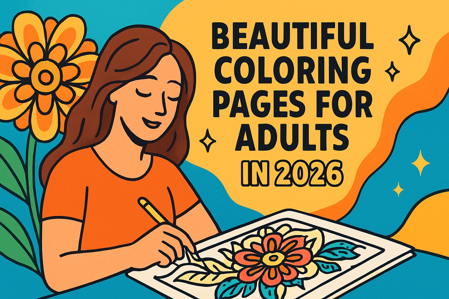 9 Stunning Beautiful Coloring Pages for Adults to Try in 2026
