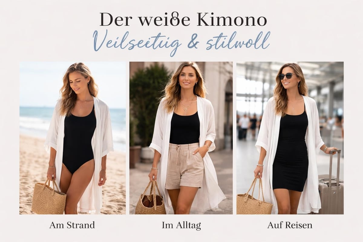 Kimono as a versatile layering piece
