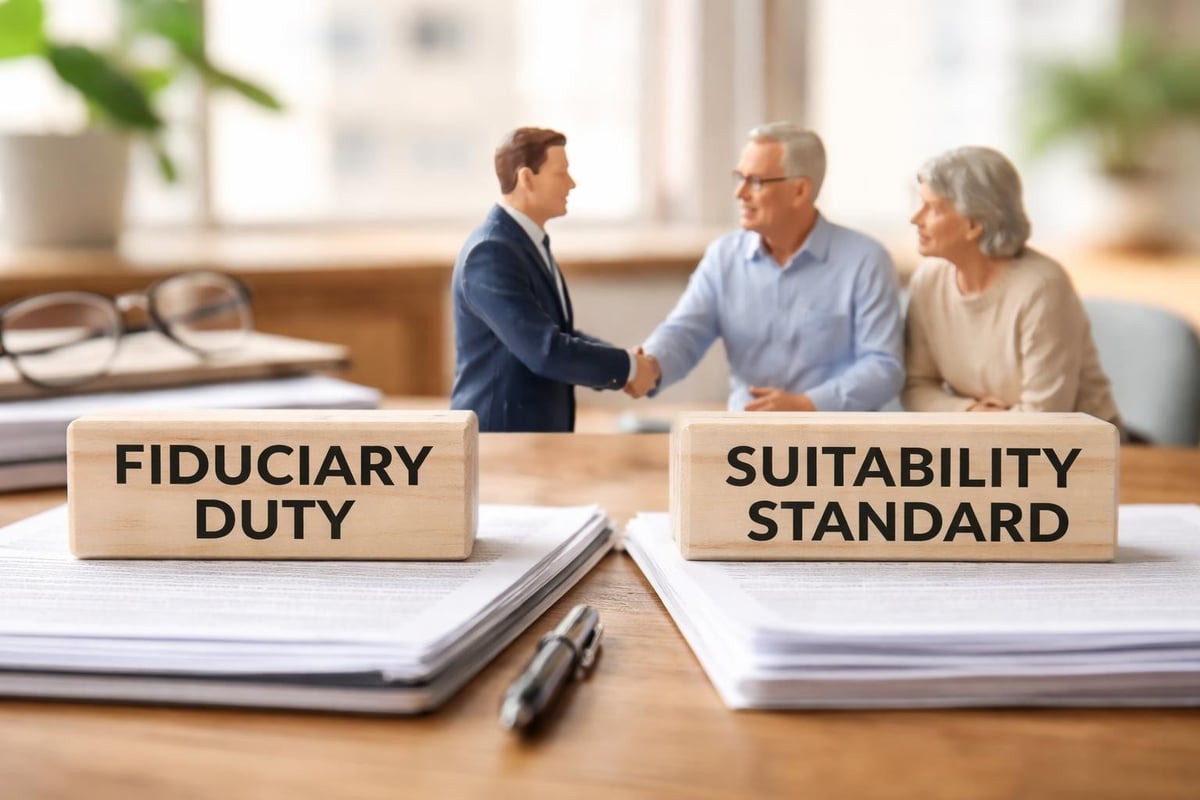 Fiduciary standard versus suitability standard
