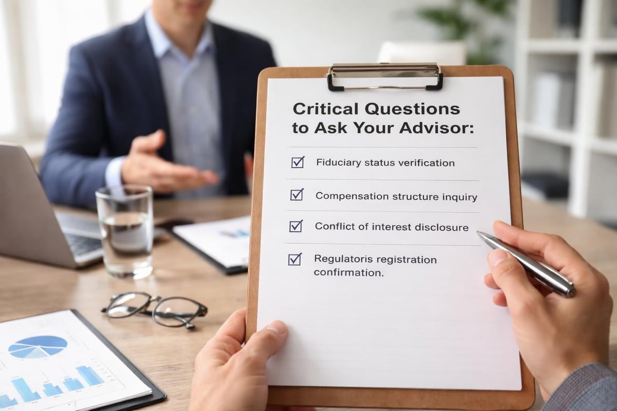 Questions to ask financial advisors