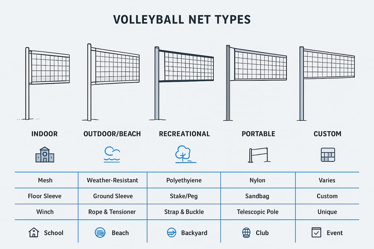 Understanding Volleyball Net Types