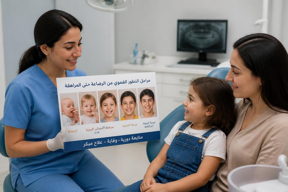 تطور العناية بأسنان الأطفال
