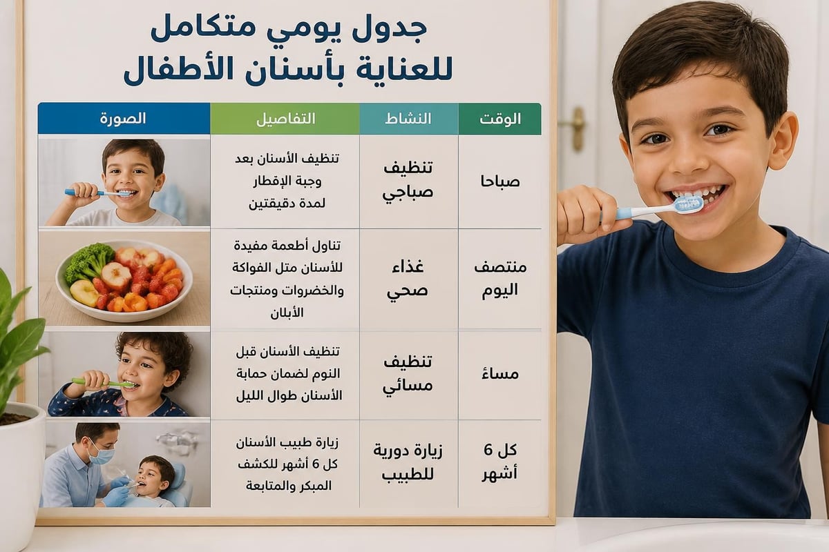عادات العناية اليومية بالأسنان