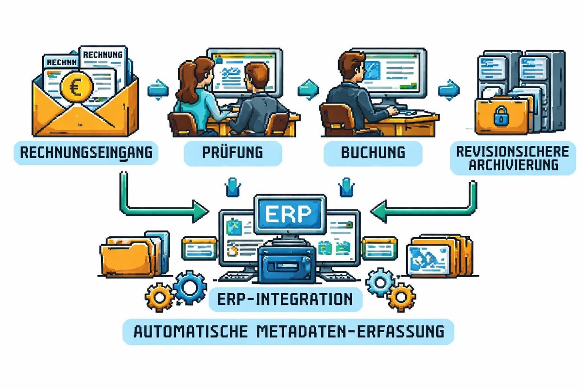 Integrated archiving workflow