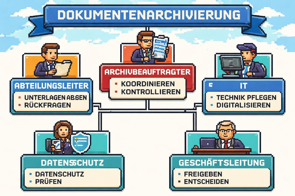 Document archiving responsibilities