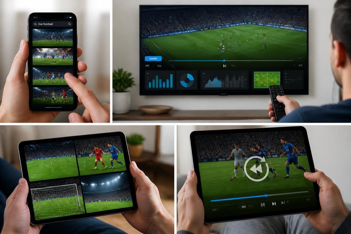 Sports streaming user journey