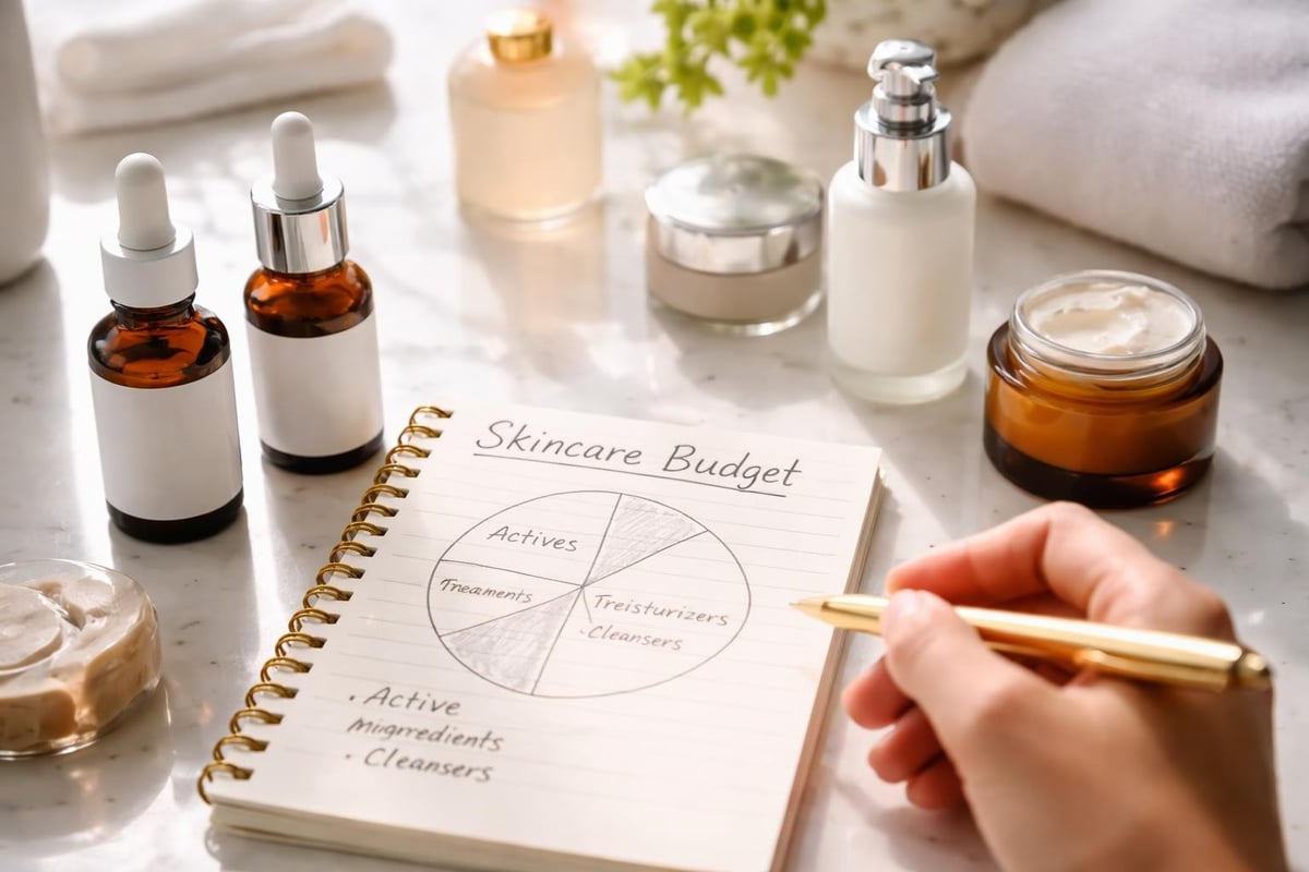 Skincare budget allocation
