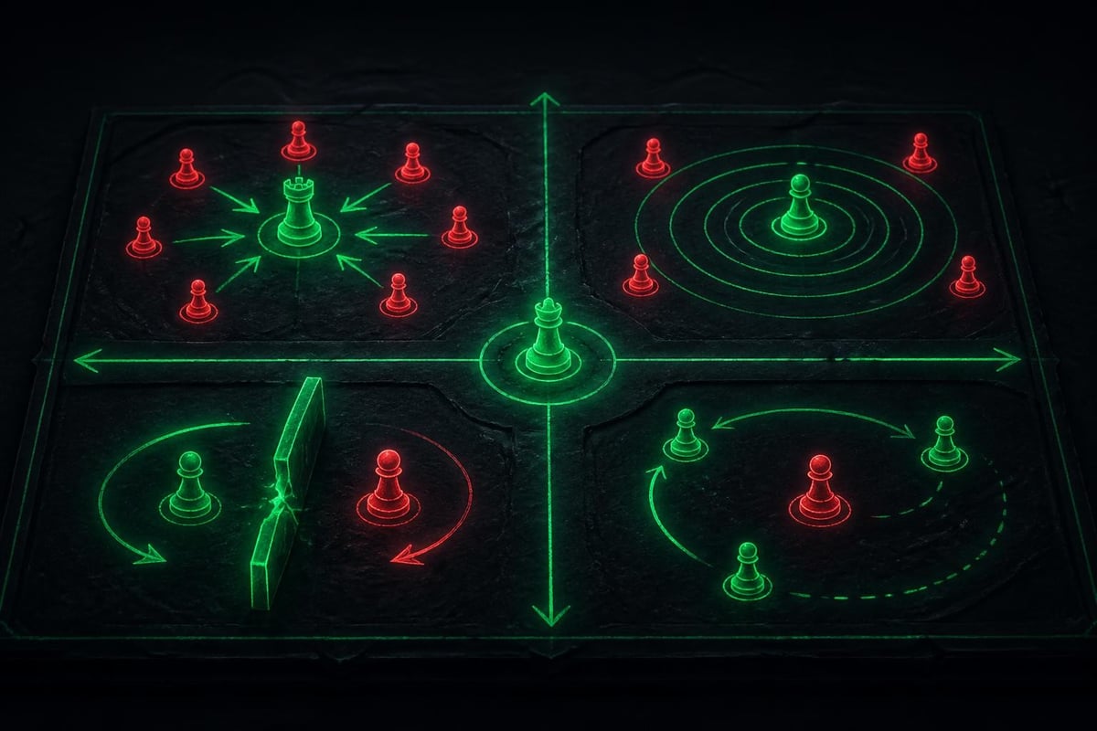 Offensive campaign tactics matrix
