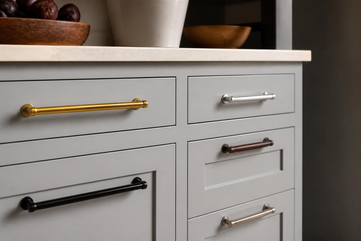 Mixed metal finish combinations