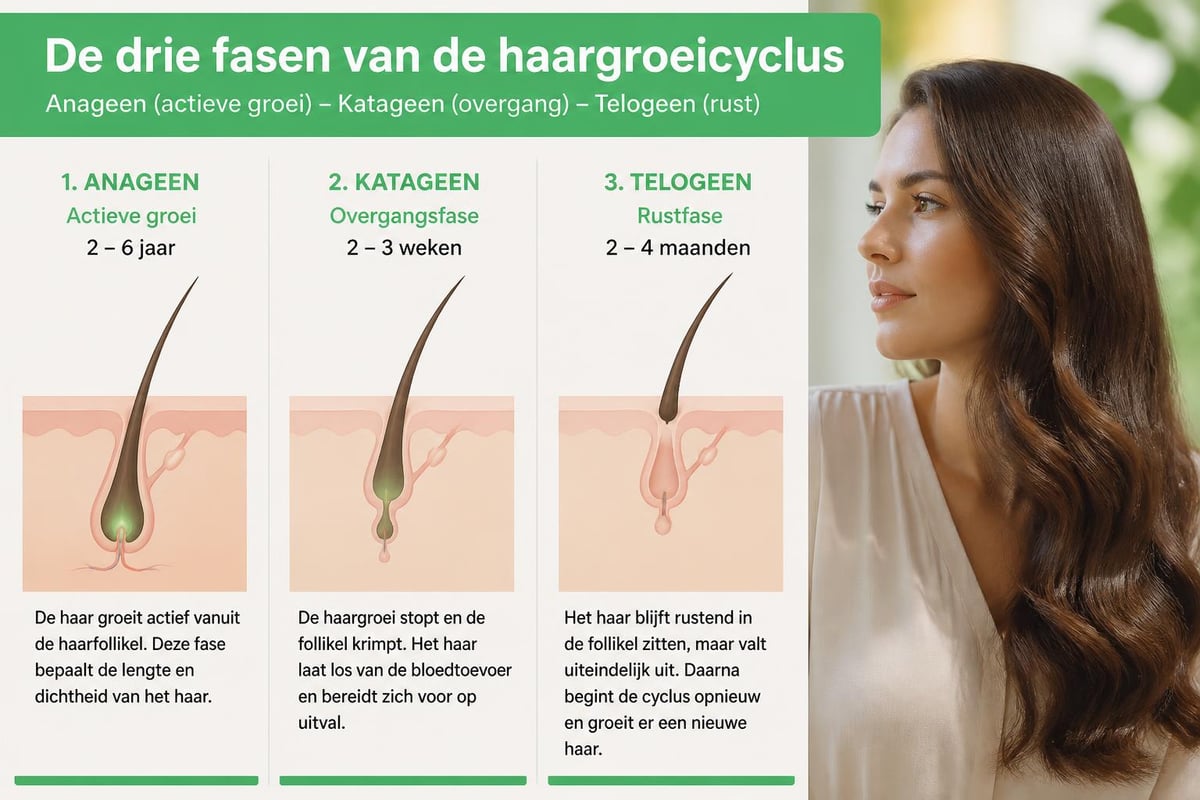 Haargroeicyclus fasen