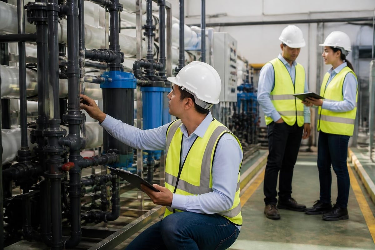 Water treatment QA process