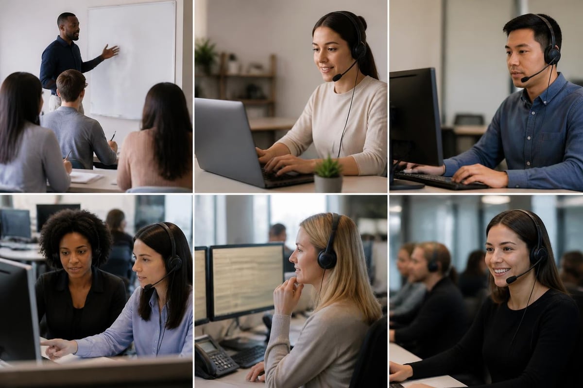 Call center agent onboarding journey