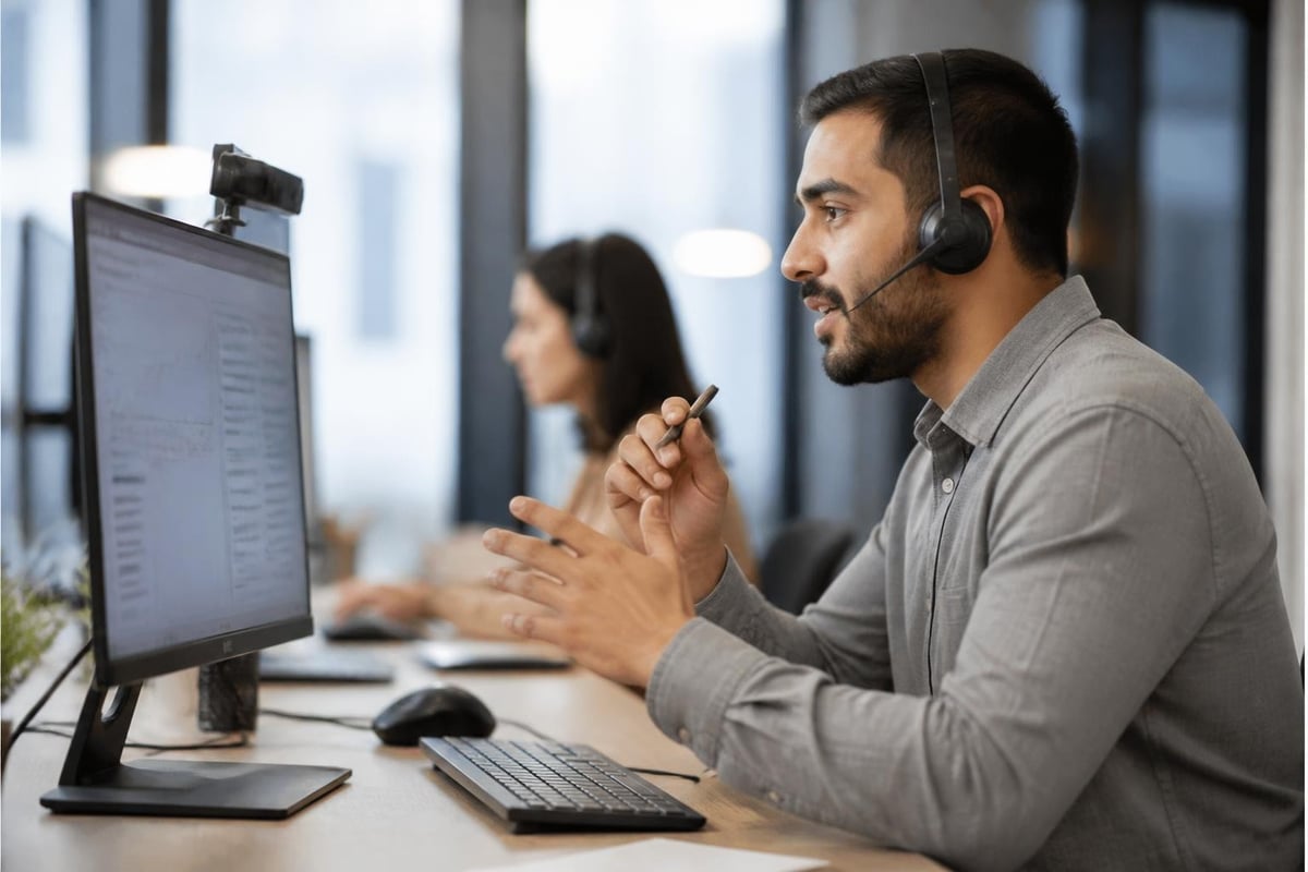 AI and human agent collaboration