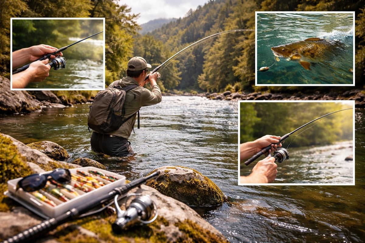 Freshwater fishing techniques