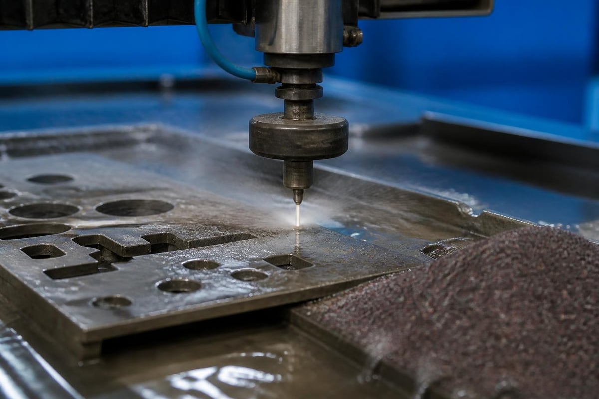 Waterjet cutting process mechanics