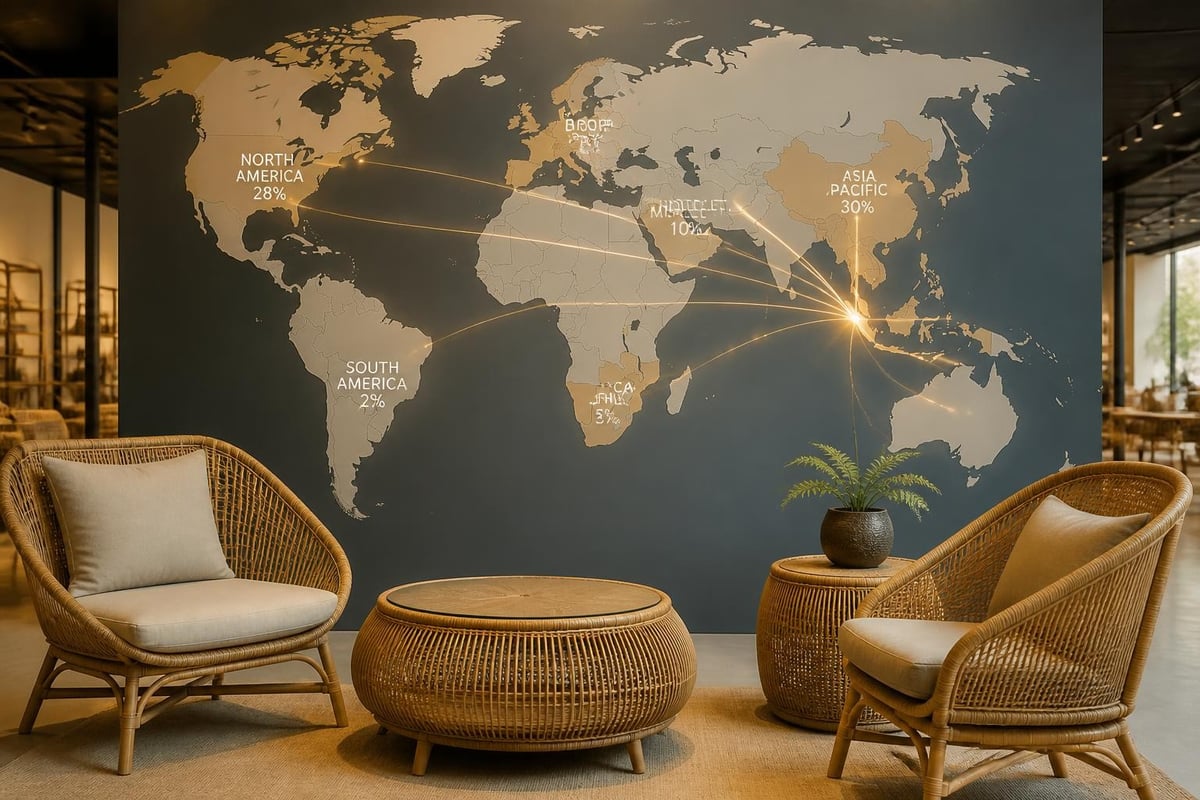 Indonesia rattan export destinations