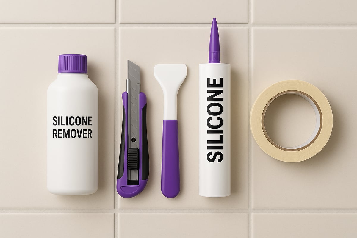 Tarvikkeet ja valmistelut silikonisaumojen uusimiseen