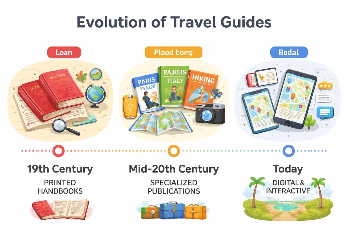 Historical evolution of travel guides