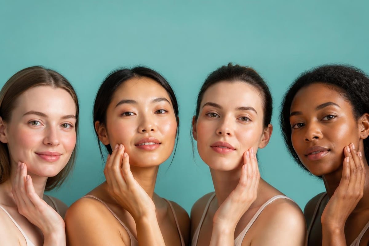 Skin type comparison chart