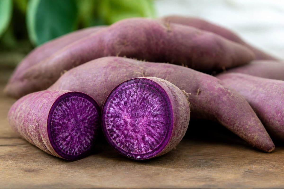 Purple sweet potato nutritional compounds