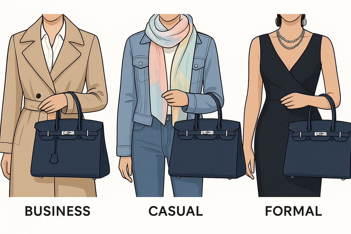 How to Style and Wear a Navy Blue Birkin Bag