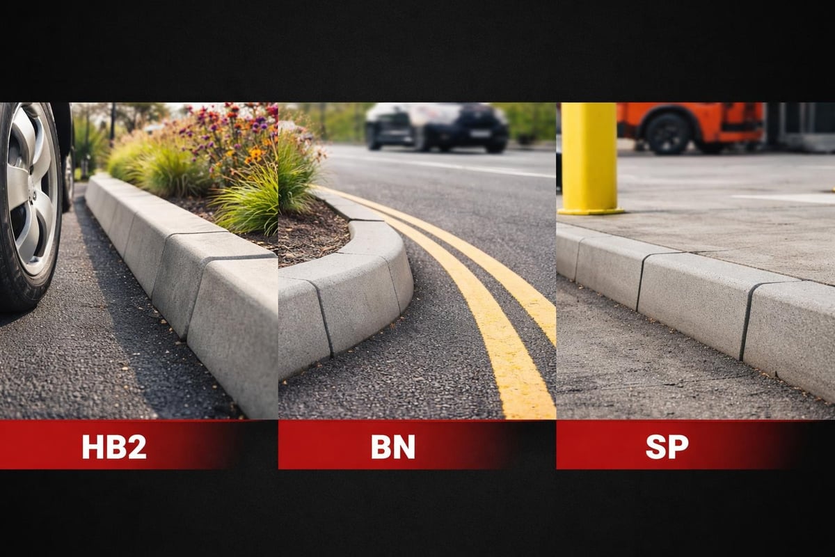 Commercial kerbing specifications