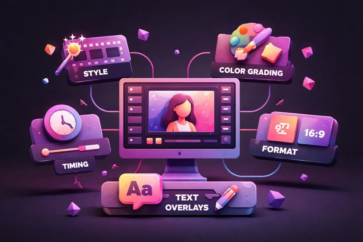 AI video customization options