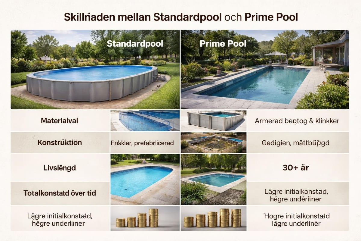 Premium poolkonstruktion