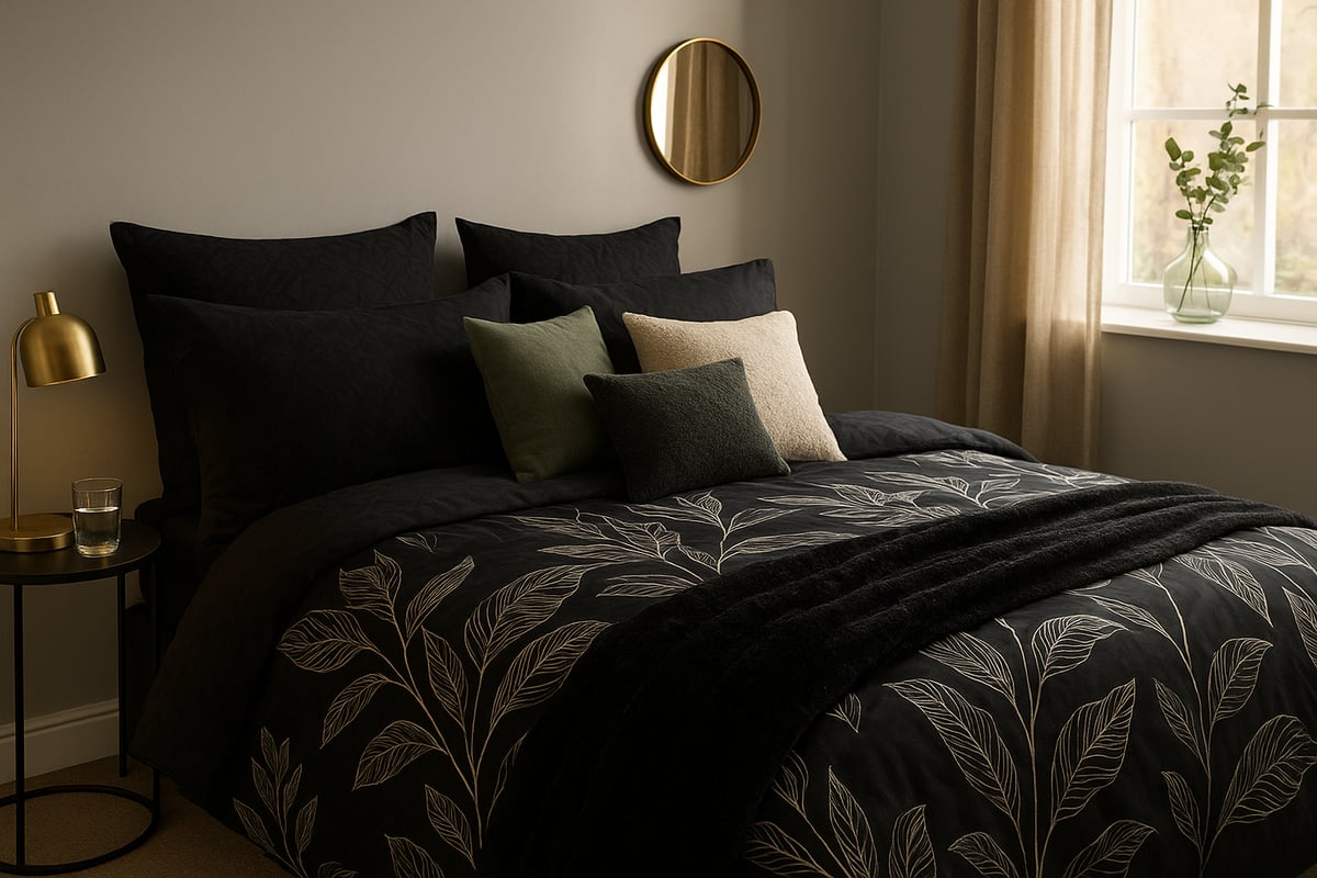 Top trends in black bedding for 2026