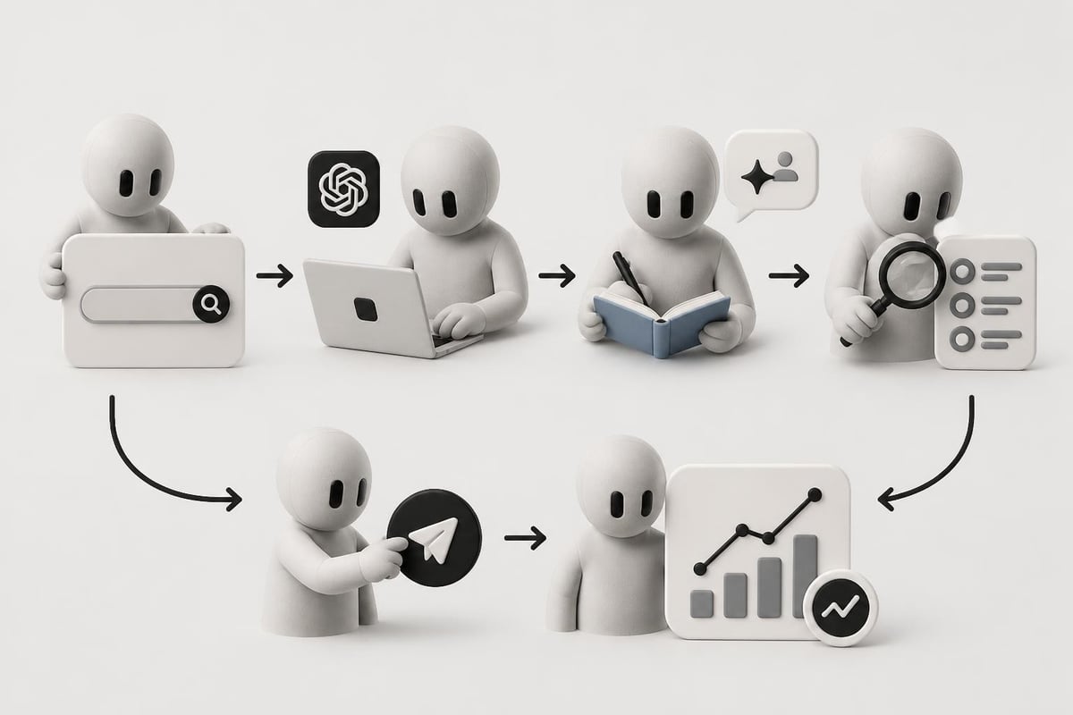 SEO content workflow with AI
