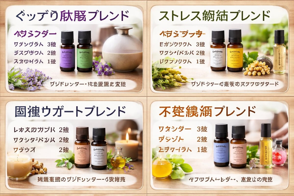 リラックスオイルのブレンドレシピ