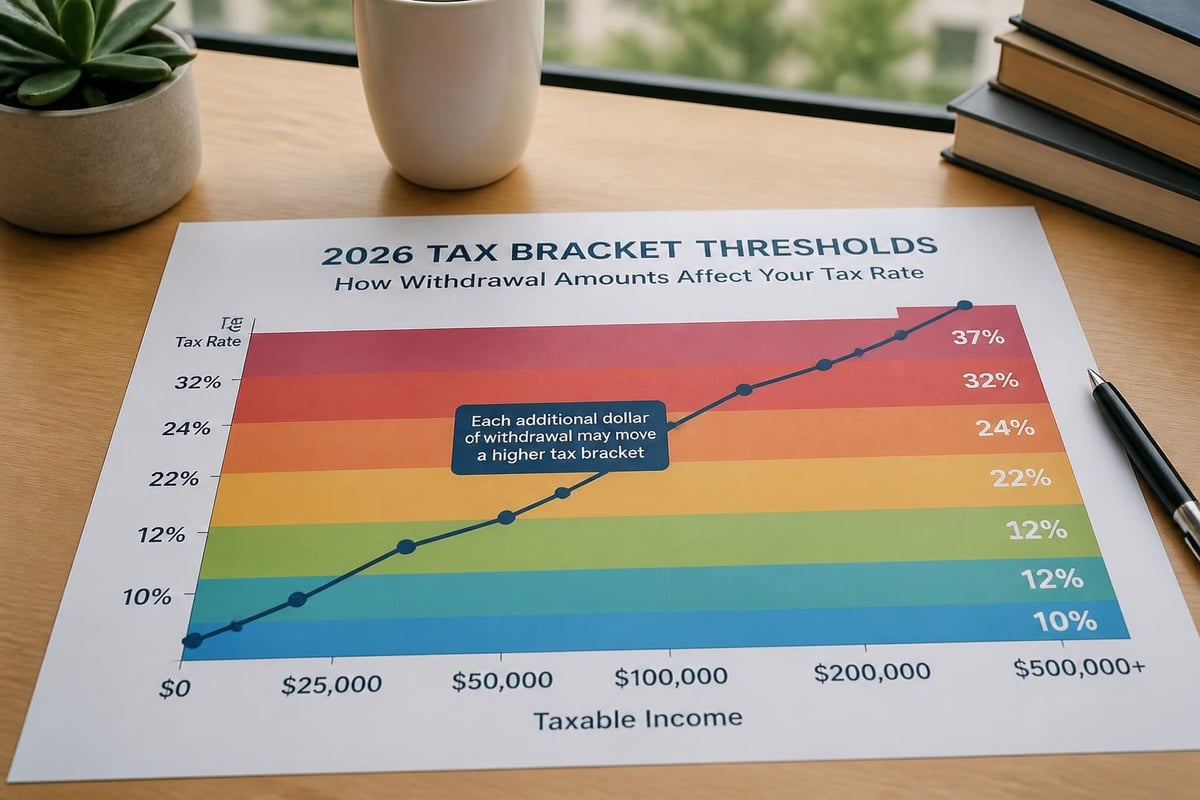 401k withdrawal tax bracket planning