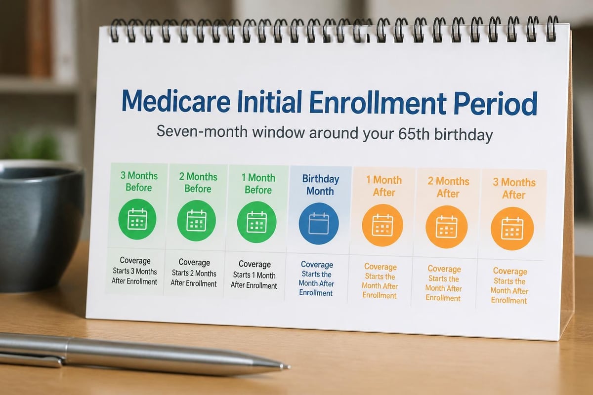 Signing Up for Medicare: Your Complete 2026 Guide 1 Medicare Initial Enrollment Period timeline