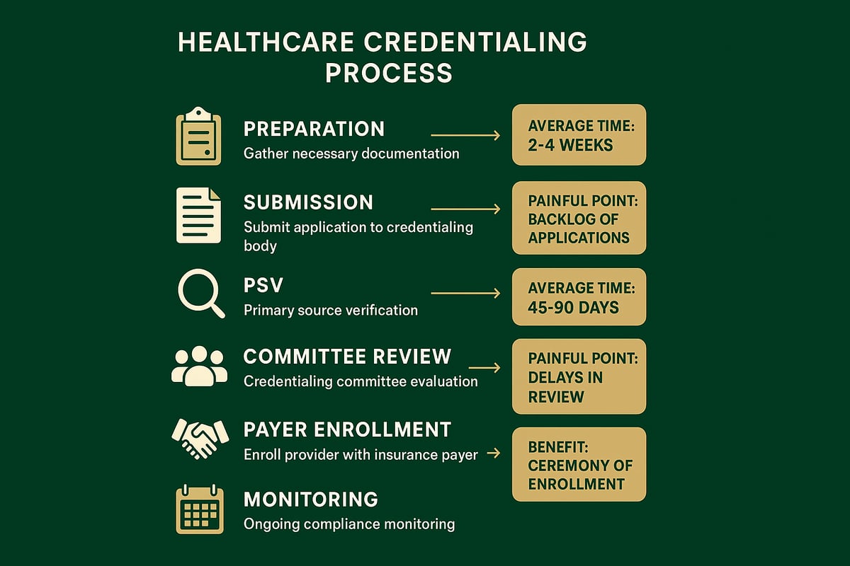 Step-by-Step Healthcare Credentialing Process