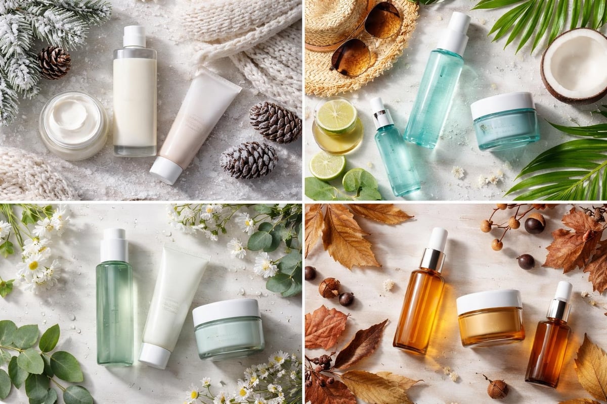 Seasonal skincare adjustments