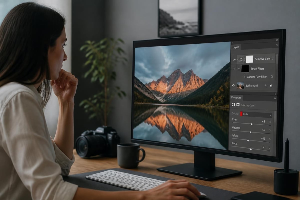 Non-destructive photo editing workflow in Photoshop