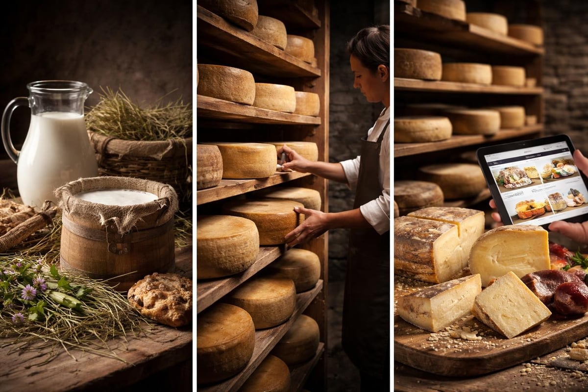 Käseherstellung Prozess