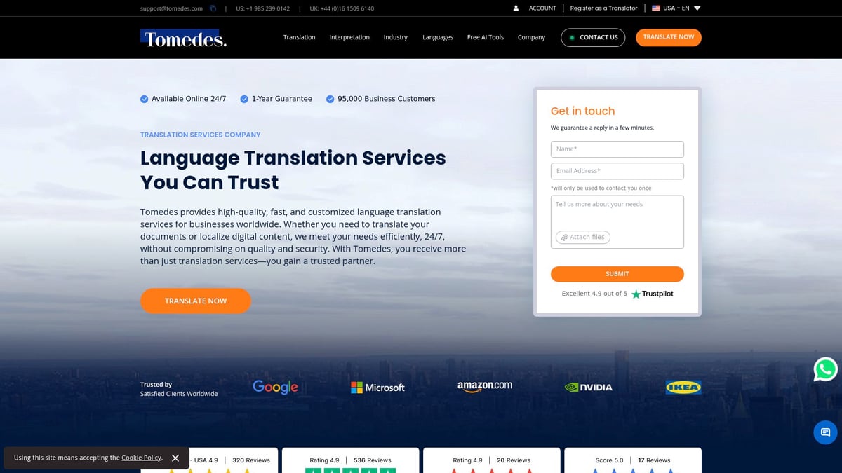 9 Essential Top Translation Agencies to Watch in 2025 - Tomedes