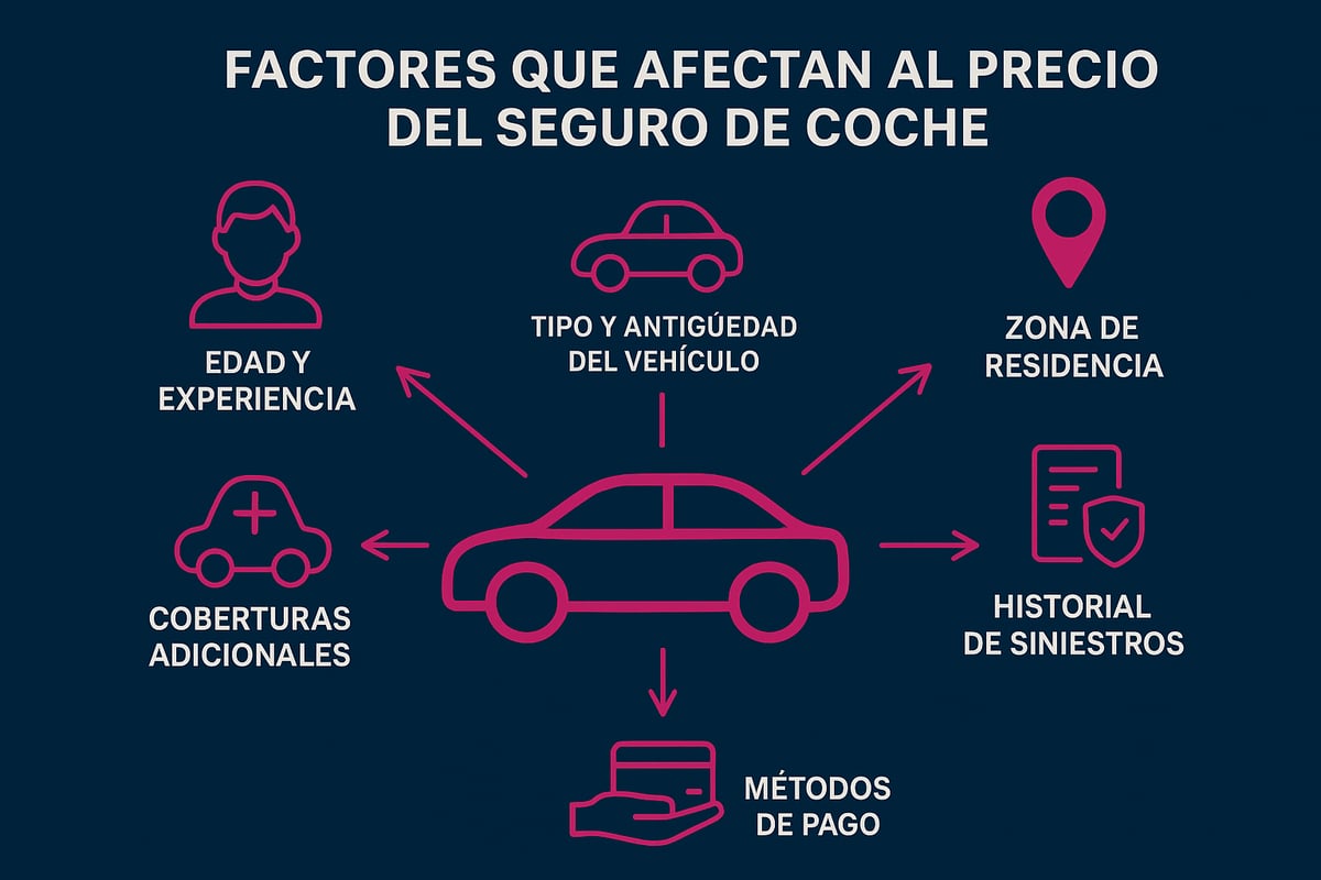 Factores que influyen en el precio del seguro de coche