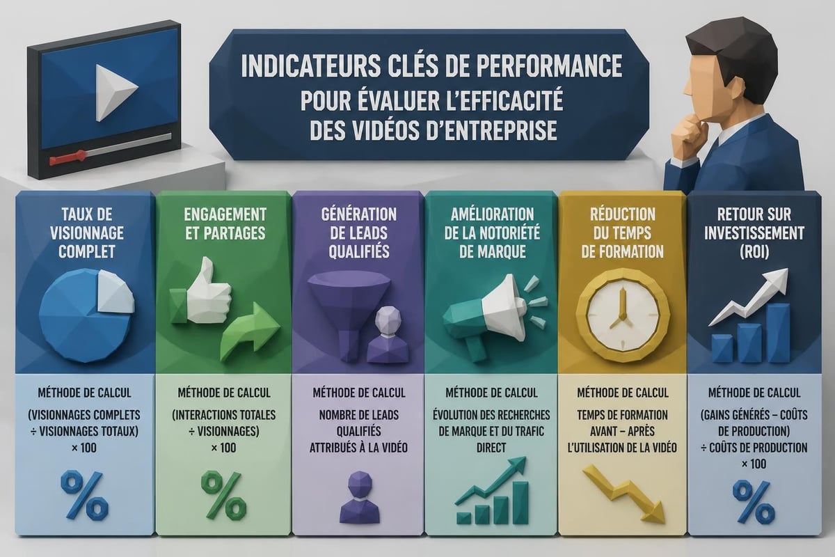 ROI et mesure de performance vidéo