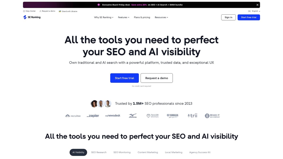 9 Essential AI SEO Platform Tools for 2025 Success - SE Ranking