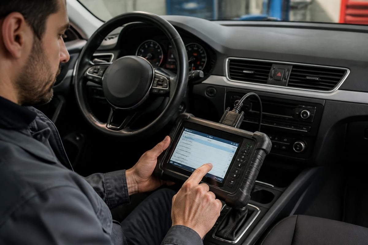 European car diagnostic process